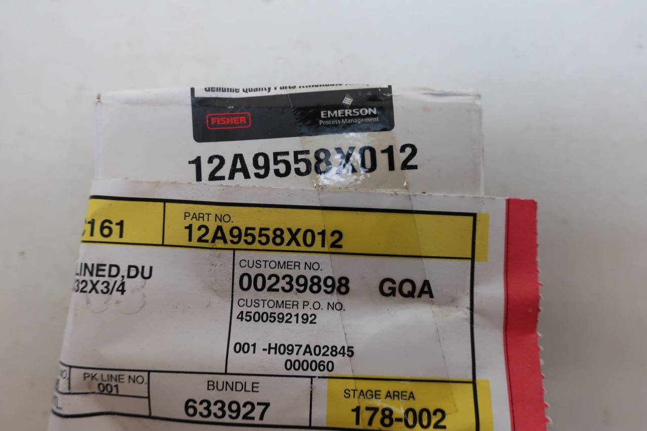 Fisher 12a9558x012 Valve Du Lined Bushing 1 1 4in X 1 13 32in X 3 4in Fisher 12a9558x012 Valve Du Lined Bushing 1 1 4in X 1 13 32in X 3 4in
