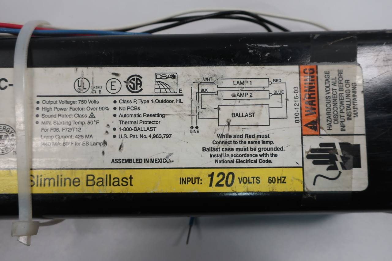 Ballasts Universal 806SLHTCP Slimline Fluorescent Ballast