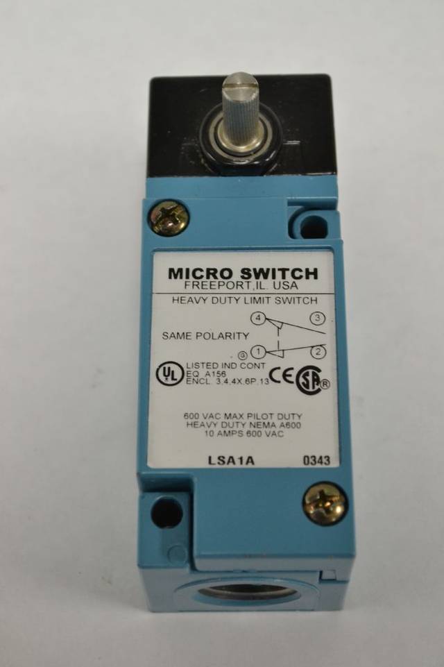 New In Box Honeywell Micro Switch LSA1A Heavy Duty Limit Switch Fast - Foto 12