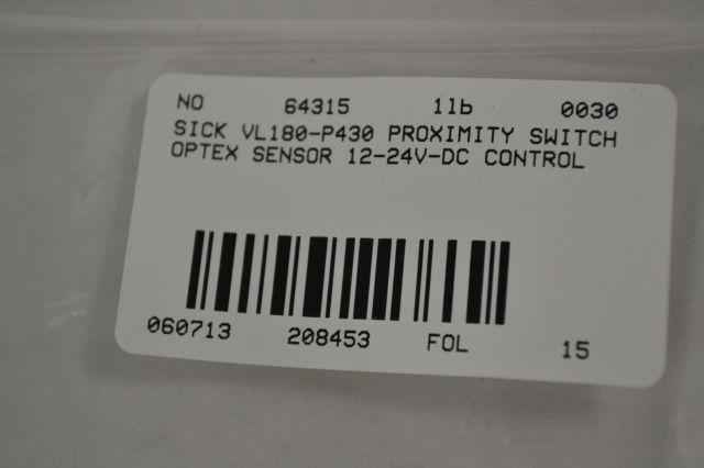 Details about   Sick Ve180-P430 Optex Sensor 12-24 Vdc 