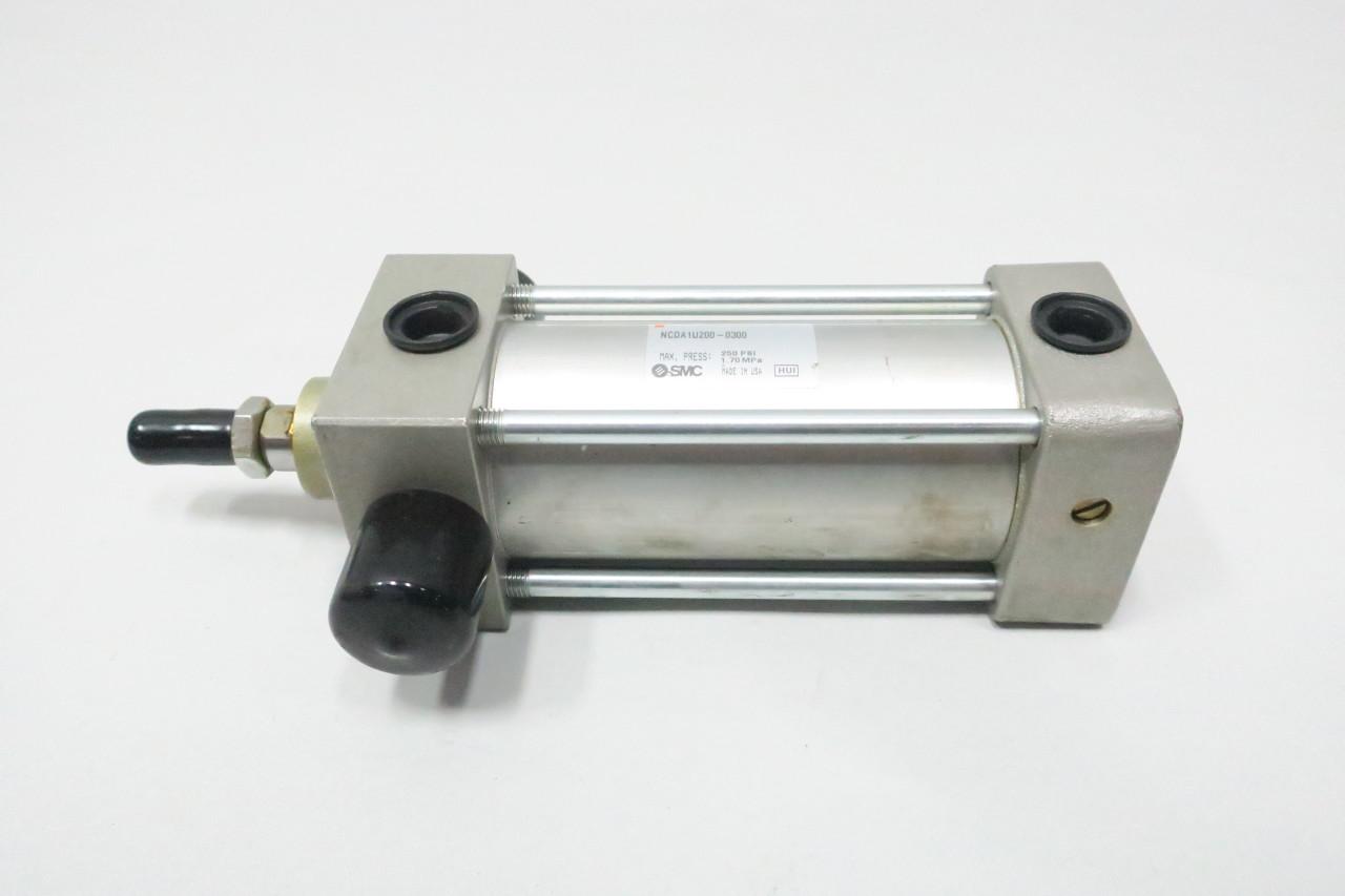 SMC NCDA1U200-0300 NC(D)A1, NFPA, Air Cylinder, Double Acting, Single Rod, Double Rod, Non-Rotating, Oversized Rod, Large Bore w/Options, NCDA1U200-0300 — Accesorios generales