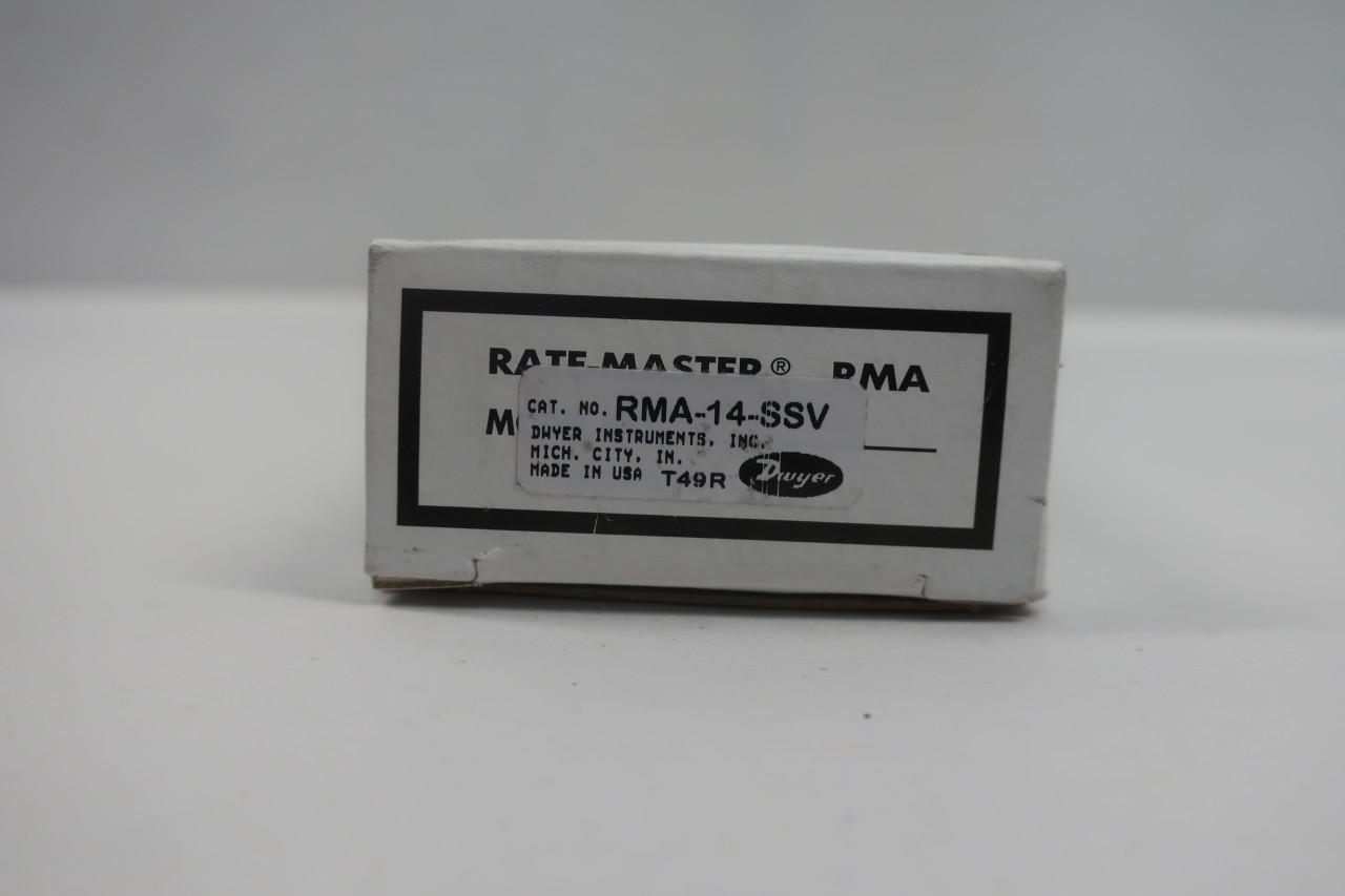 Dwyer RMA-14-SSV Variable Area Flow Meter 0-2500cc/min 1/8in Npt 