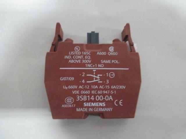 3SB1400-0A Siemens Contact Block 3SB1400-0A 1NO 1 NC