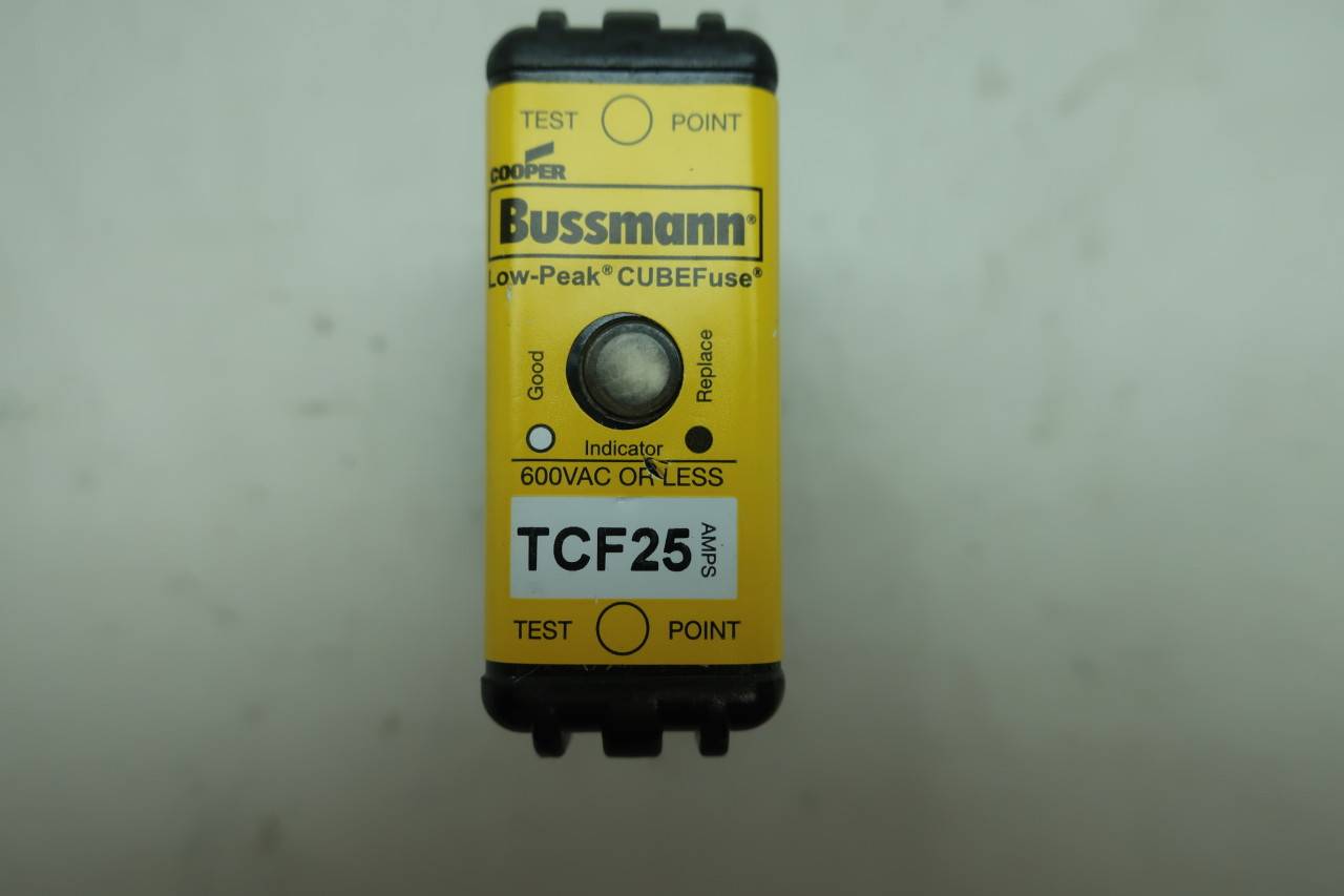 Cooper Bussmann TCF25 Cube Fuse 25 Amp Cooper Bussmann TCF25 Cube Fuse 25 Amp