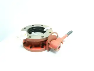 PRATT 2F2 MANUAL IRON FLANGED BUTTERFLY VALVE 150 6IN