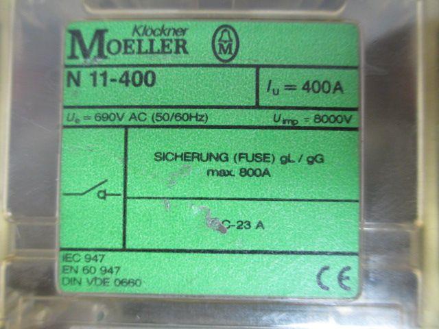 Moeller N11-400 Lasttrennschalter Switch disconnector 