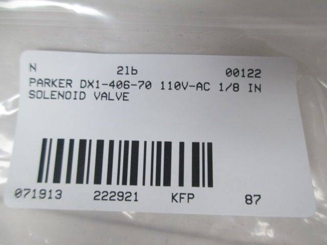 1pcs new PARKER DX2-406-70 solenoid valve