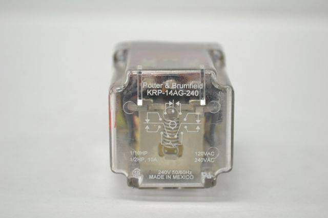 Details about   NEW POTTER BRUMFIELD KRP-14AG-240 RELAY 240V COIL