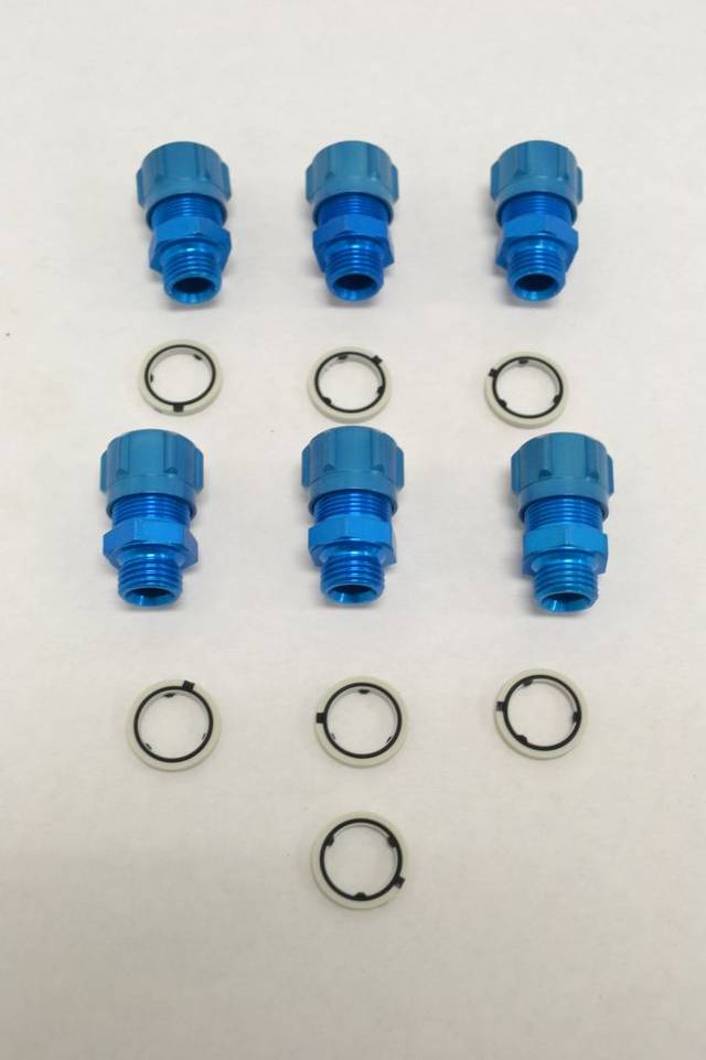 LOT 6 FESTO 2031CK1/4PK9 FITTING MALE QUICK CONNECTOR 1/4IN NPT B225068