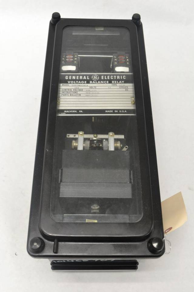 GENERAL ELECTRIC 12CFVB11B1A TYPE CFVB 60 VOLTAGE BALANCE RELAY 120VAC