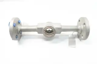 WE ANDERSON SFI-350SS-1 STAINLESS FLANGED FLOW INDICATOR 1IN