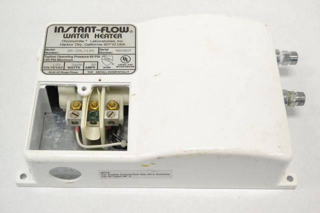 Instant Flow SR-30L/120 Instant Tankless Water Heater 30a 120v-ac 3600w  B243785