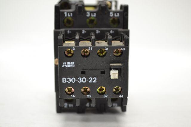 Abb Contactor B30 Coil 220V AC 3 Pole 55A 15kW 30Hp 