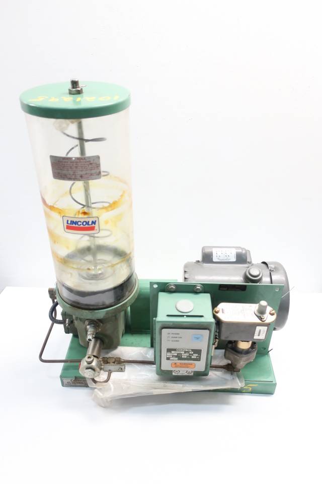 LINCOLN 1835 85520 CENTROMATIC ELECTROLUBER LUBRICATION SYSTEM 230VAC D601646