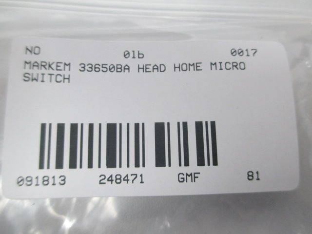 Markem Smartdate Head Home switch int 33650BA Part No