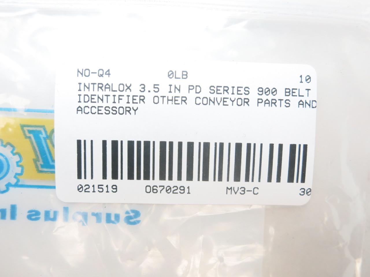 Intralox 3.5 IN PD Series 900 Conveyor 