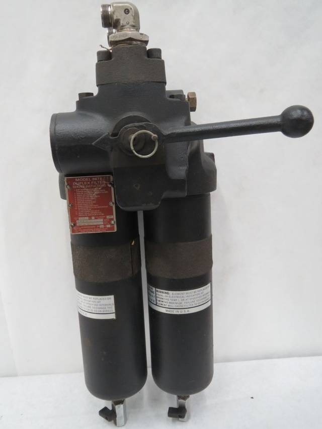 PALL 8674 RATIO20 6UM 1200PSI DUPLEX HYDRAULIC FILTER B255436