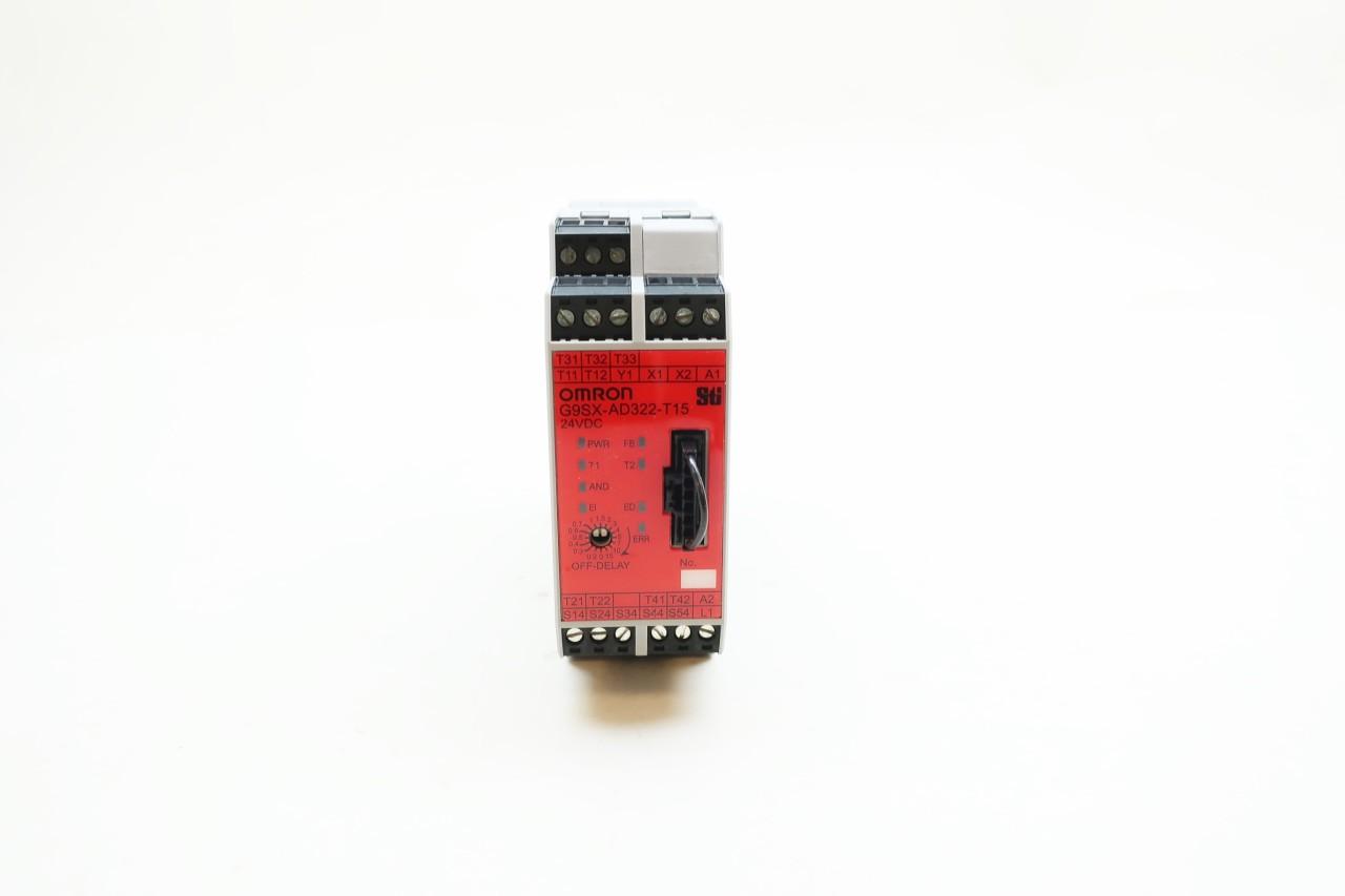 OMRON G9SX-AD322-T15-RT FLEXIBLE 24V-DC SAFETY RELAY