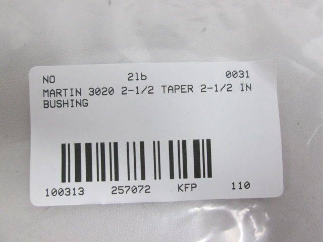 MARTIN 3020 2-1/2 TAPER 2-1/2IN BORE BUSHING D257072