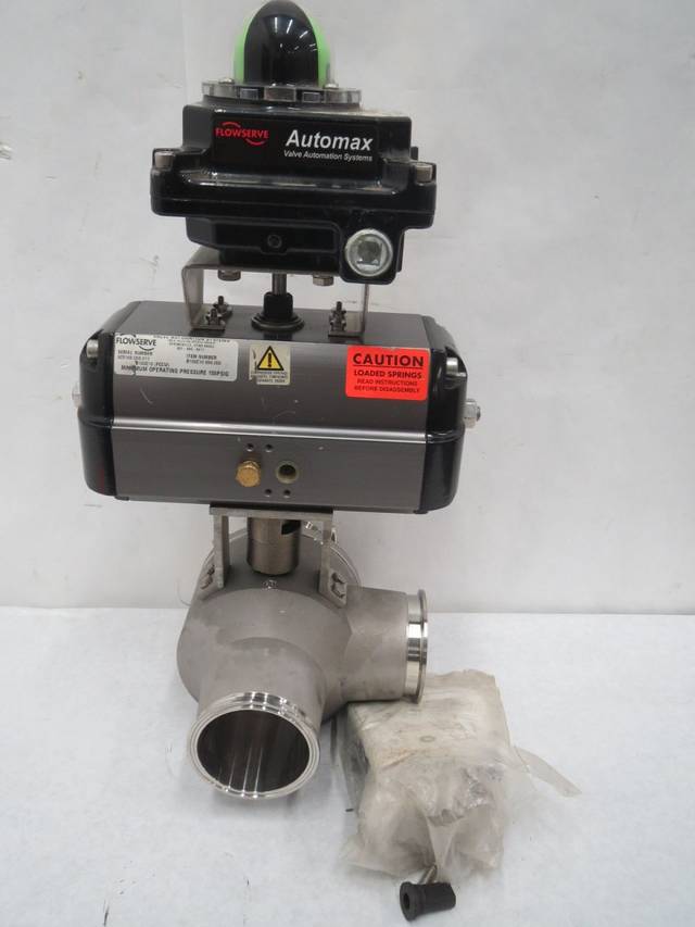 FLUID FLOW 3FT FLOWSERVE ACTUATOR 3WAY FLANGED 3 IN BALL VALVE B257751