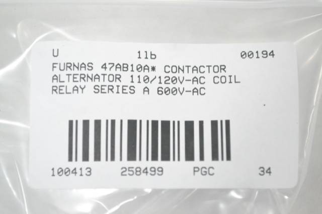 FURNAS 47AB10A CONTACTOR ALTERNATOR 120V-AC COIL RELAY ... welding lobe diagram 
