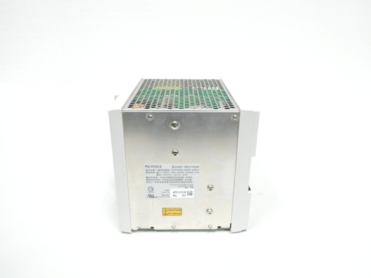 KEYENCE MS2-H300 POWER SUPPLY 100-240V-AC 12.5A AMP 24V-DC