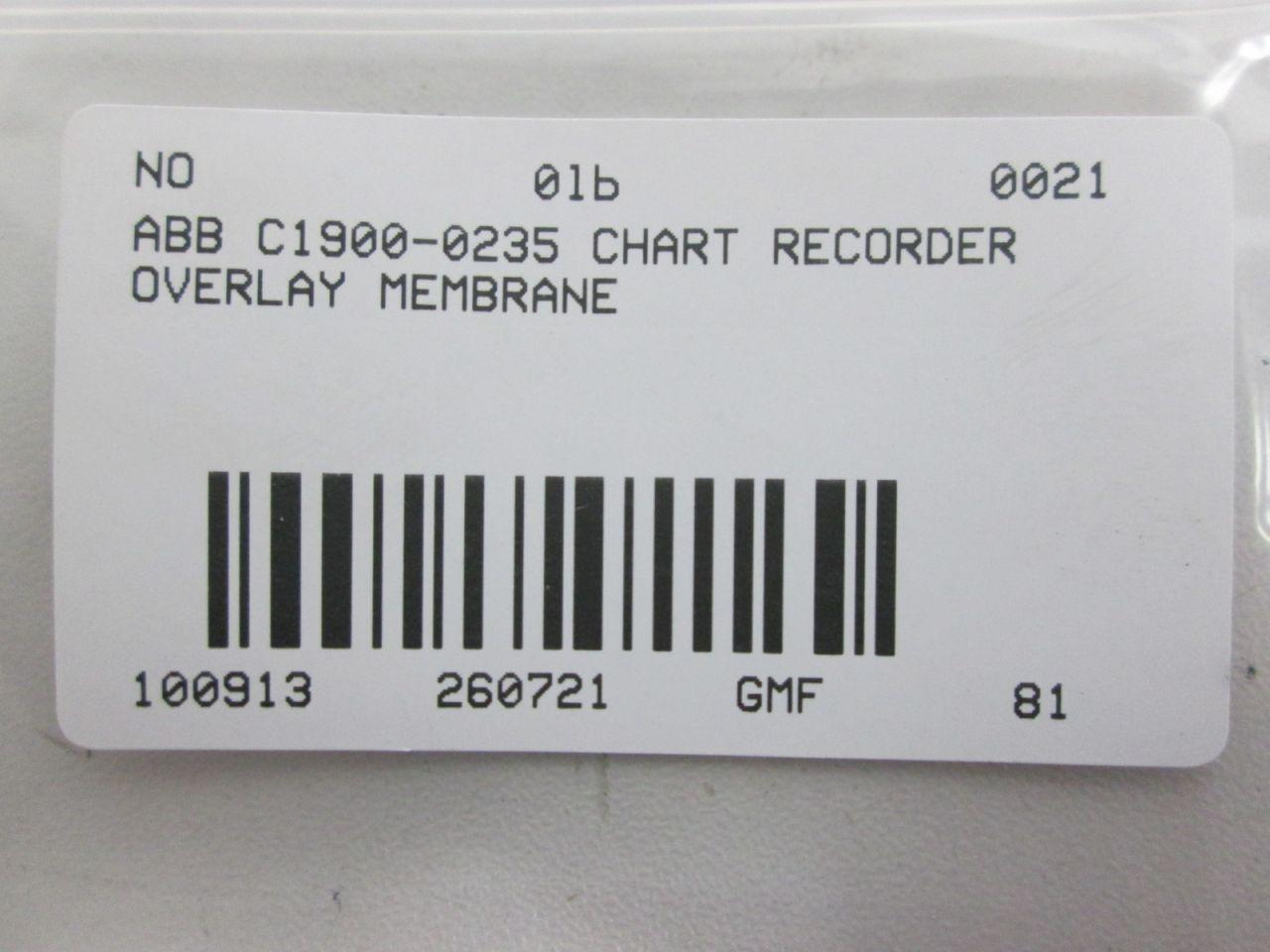 Abb C1900 Chart Recorder