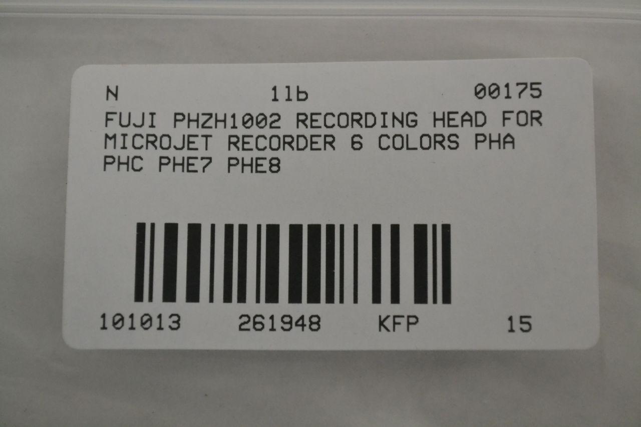 FUJI PHZH1002 RECORDING HEAD FOR MICROJET RECORDER 6 COLORS B261948