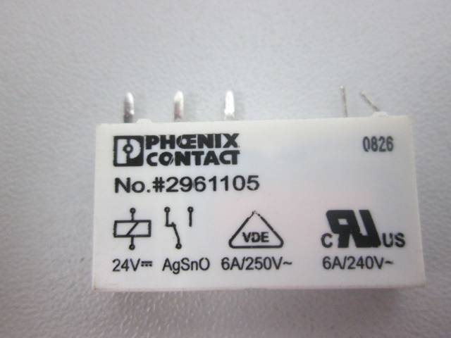 Phoenix Contact 2961105 Contact Relay 250v Ac 6a Amp D262388