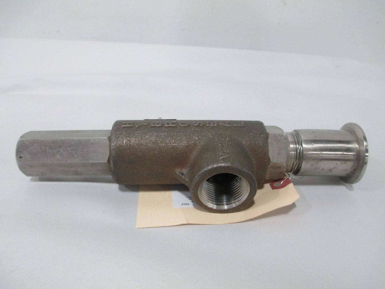 Hydroseal 4CXVSS Triclamp 11/2in 50psi 1in Npt 80cfm Relief Valve
