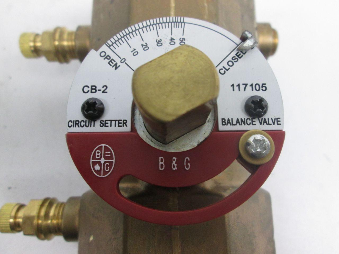 BELL & GOSSETT CB-2 117105 CIRCUIT SETTER BALANCE 2IN BALL VALVE D266603