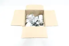 BOX OF 25 HENCO ALUMINUM PIPE COUPLING 1-1/2IN