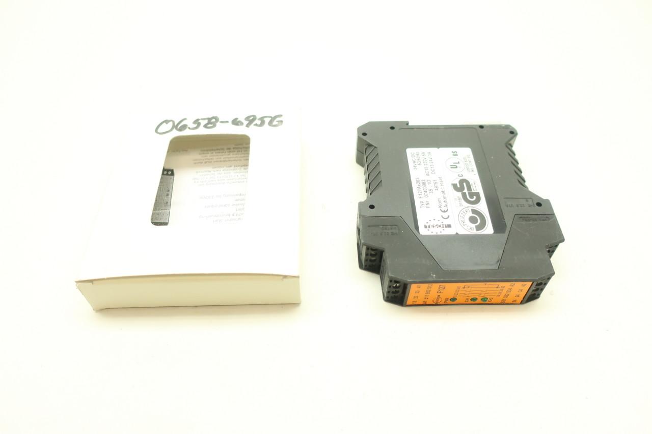 Relè Di Sicurezza TESCH F127X103 24VAC/DC 07400076 - Usato In Buone Condizioni