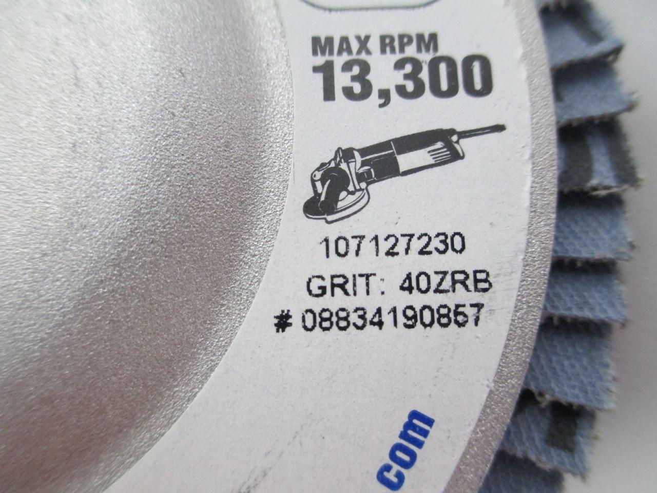 LOT 8 NEW MERIT ABRASIVES 08834190857 4.5 POWERFLEX 040ZRB