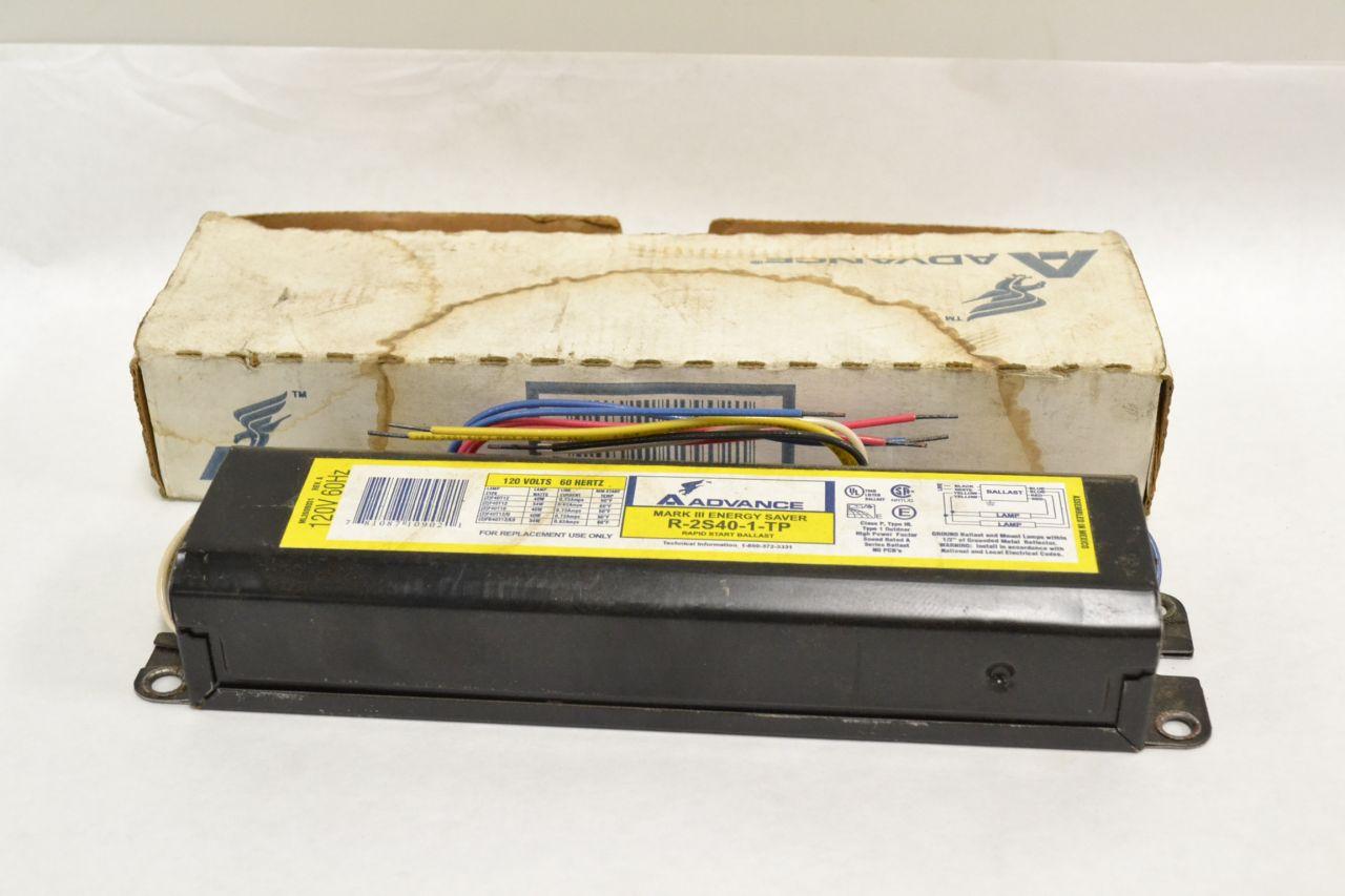 REPLACEMENT BALLAST FOR ADVANCE RM-2S40-TP 