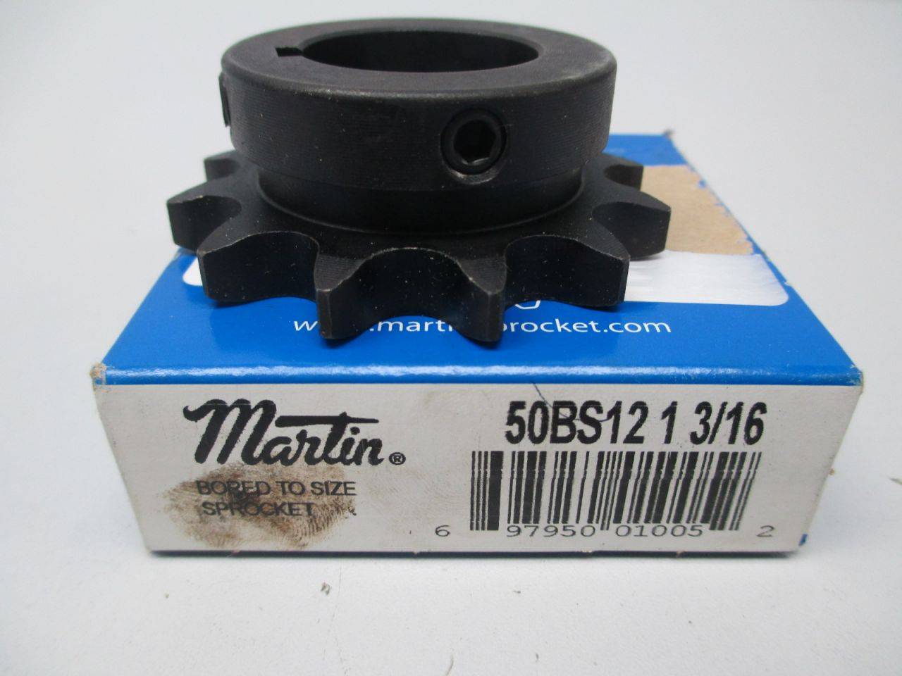 NEW MARTIN 50BS12 1 3/16 STEEL CHAIN SINGLE ROW 1-3/16 IN SPROCKET D273885 NEW MARTIN 50BS12 1 3/16 STEEL CHAIN SINGLE ROW 1-3/16 IN SPROCKET D273885