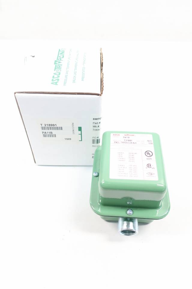 ASCO PA11B TRI-POINT PRESSURE SWITCH 125/250V-AC