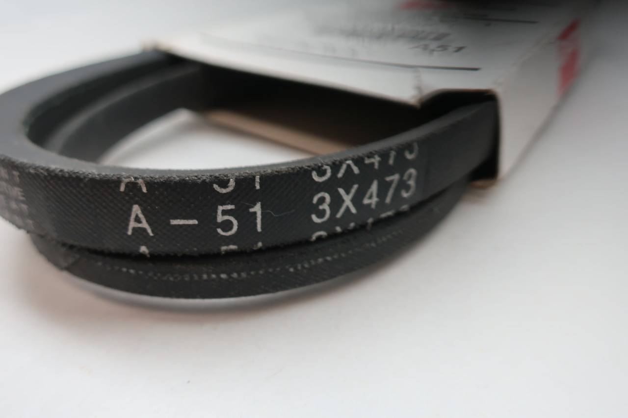 DAYTON A51 3X473P V-Belt 53IN 1/2IN DAYTON A51 3X473P V-Belt 53IN 1/2IN