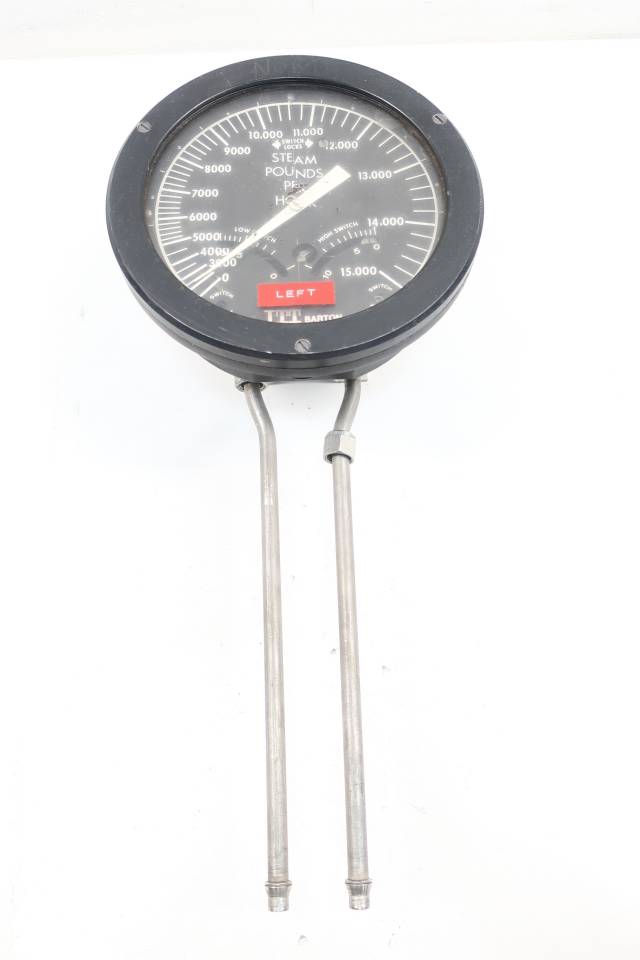 ITT BARTON 288A 6IN DIFFERENTIAL PRESSURE GAUGE 015000LBS/HR