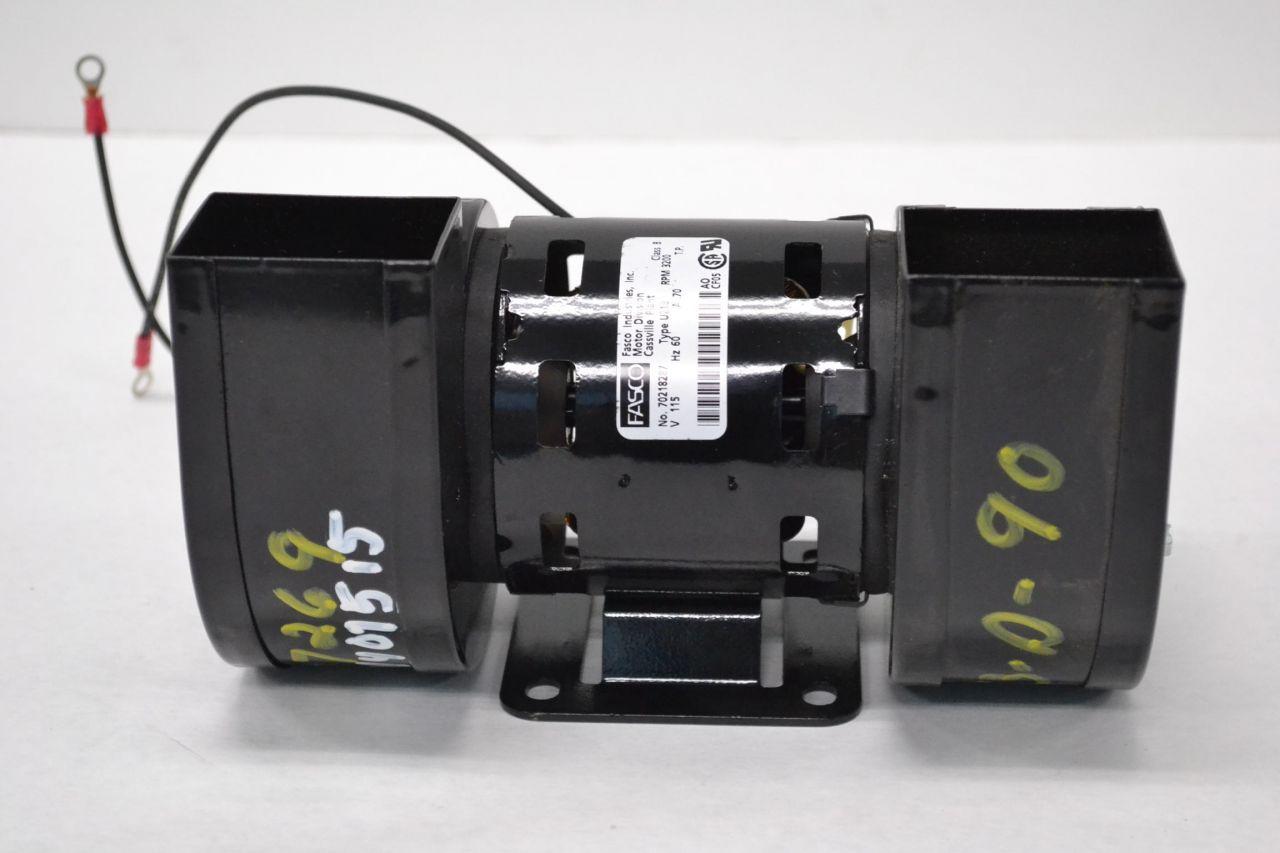 FASCO U21B FAN BLOWER 0.70A AMP 115V-AC 3200RPM ELECTRIC MOTOR B280779