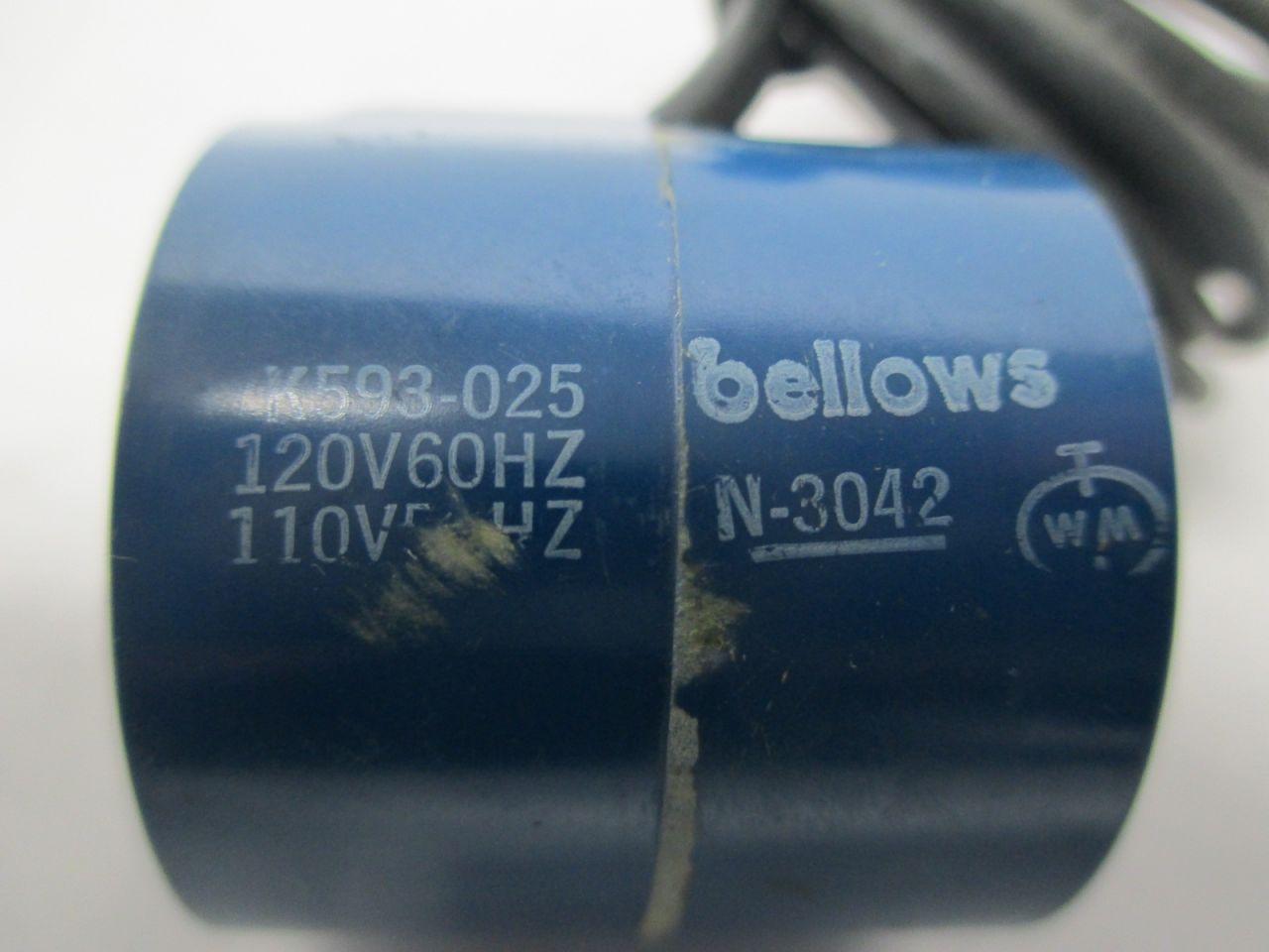 120V/60HZ N-3042 Details about   BELLOWS 110V/50HZ SOLENOID COIL K593-025 