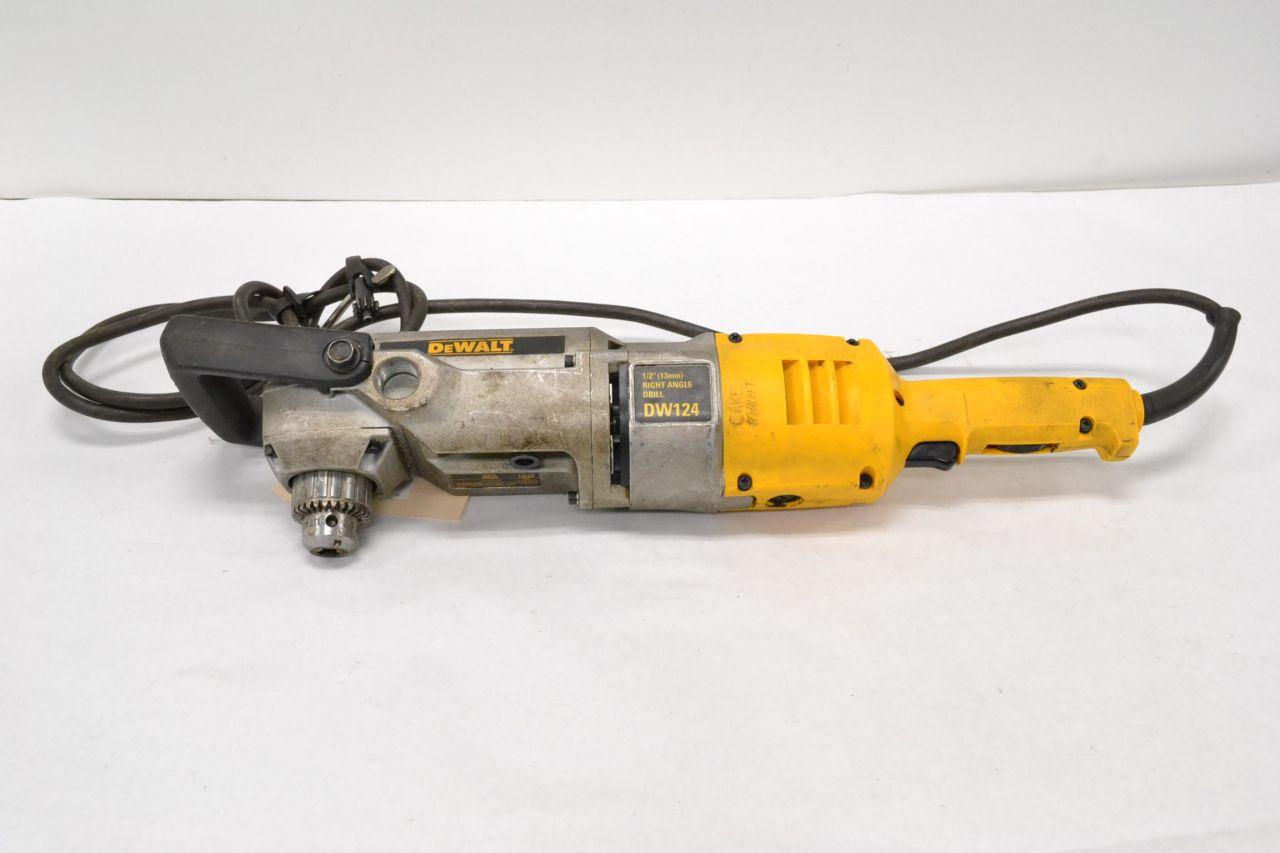 Dewalt DW124 1 2in Right Angle 13mm Electric Joist Stud 120v ac 8a Drill B288145