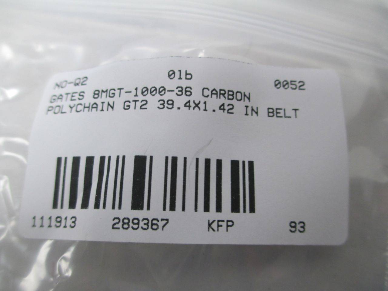 Gates 8mgt 1000 36 Carbon Polychain Gt2 1000x36mm Belt D2367