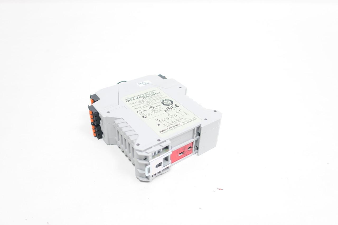 OMRON G9SX-AD322-T15-RC FLEXIBLE UNIT 24V-DC SAFETY RELAY