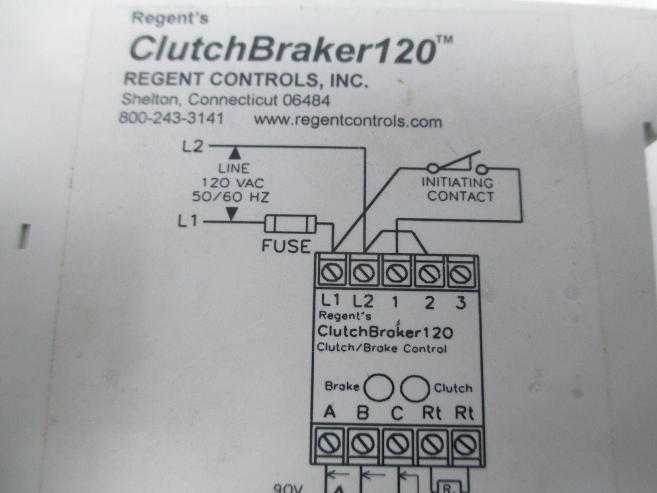 NEW GENUINE REGENT CONTROLS CLUTCHBRAKER120 90V CLUTCH BRAKE CONTROL 