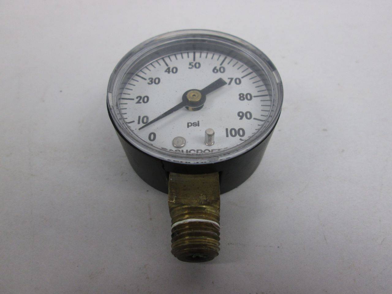 1//4 NPT 101008S02L1000# Ashcroft Stainless Gauge 4 face