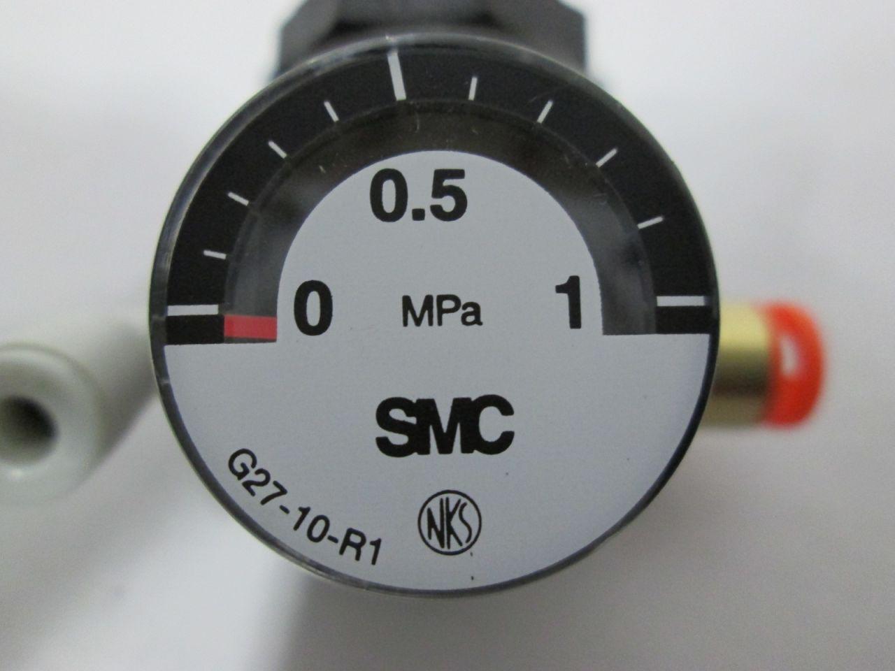 Details about   SMC G27-10-R1 Pneumatic Regulator 