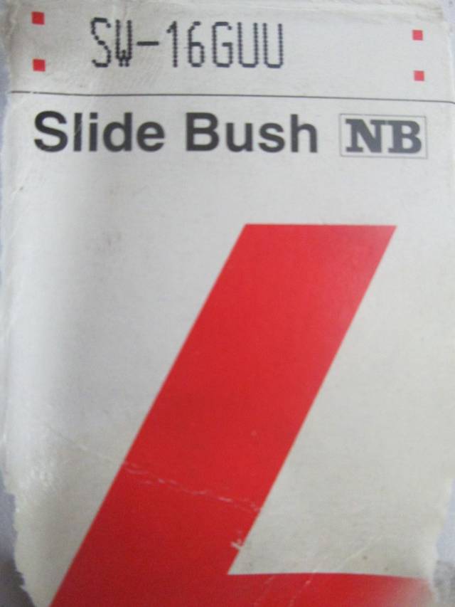 NIPPON BEARING SW16GUU SLIDE BUSH LINEAR 19/16X1X21/4IN BEARING D294322