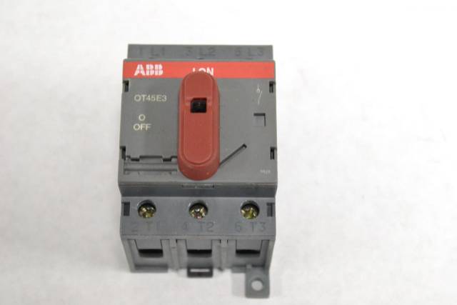 ABB OT45E3 GENERAL PURPOSE 3 PHASE 60A AMP 600V-AC 3P DISCONNECT SWITCH ...