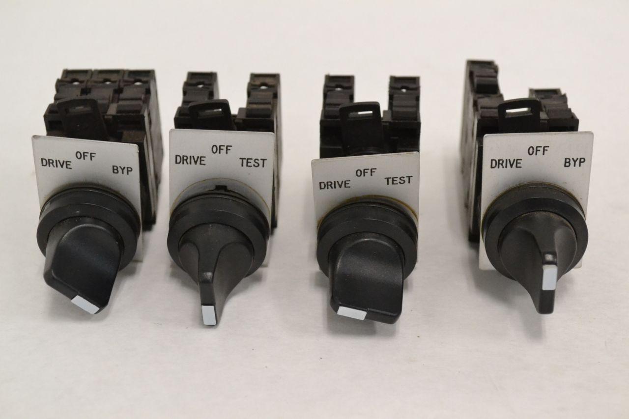 ABB ASSORTED SK 616 001-A SK616 001-B 3 WAY POSITION SELECTOR SWITCH ...